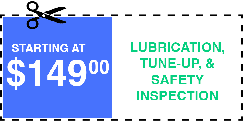 149 garage door MAINTENANCE
